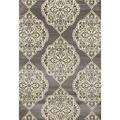 Art Carpet 2 X 4 Ft. Arabella Collection Medallion Woven Area Rug, Gray 841864103040